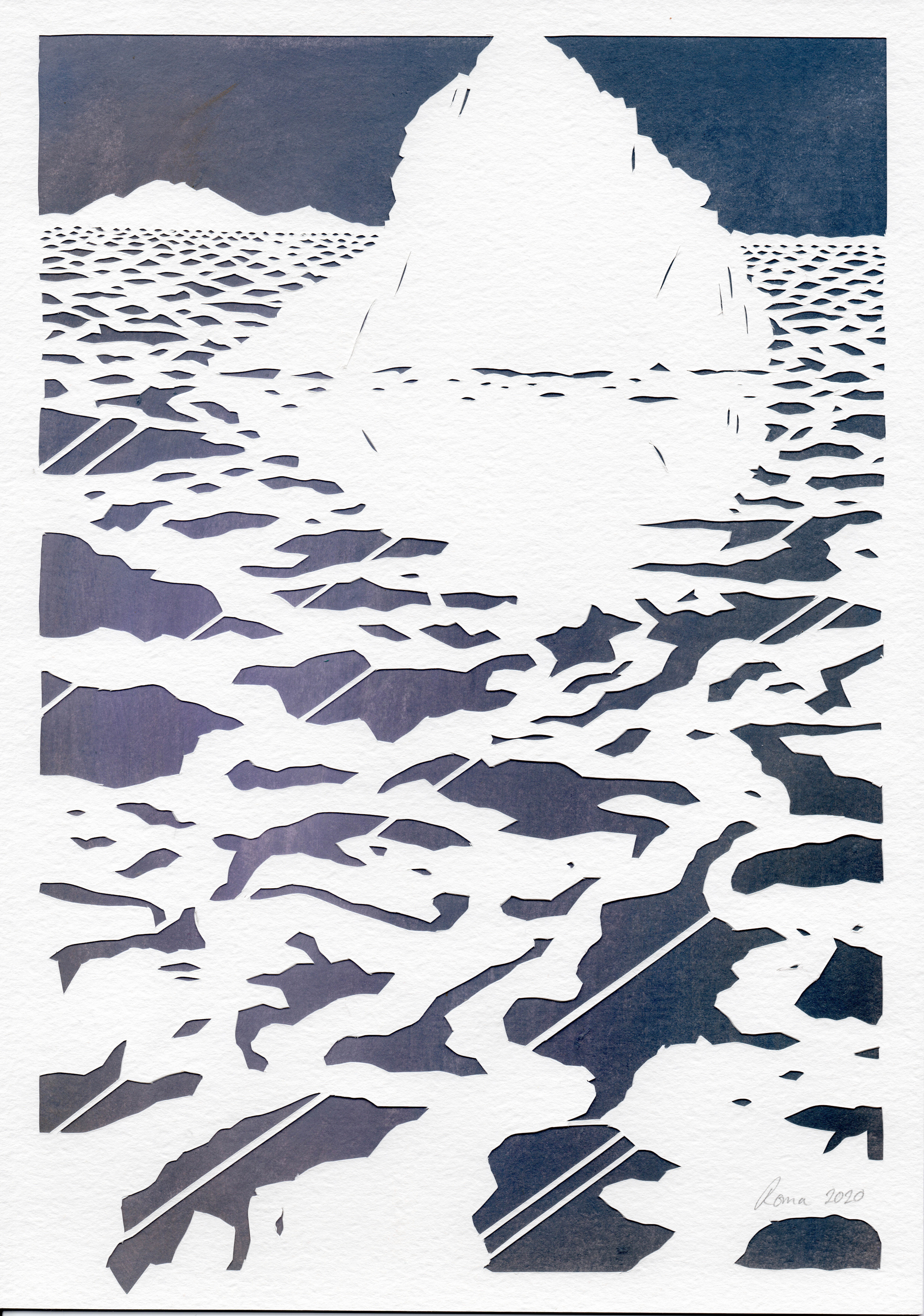 Arctica Papercut for Door to Door online exhibition 