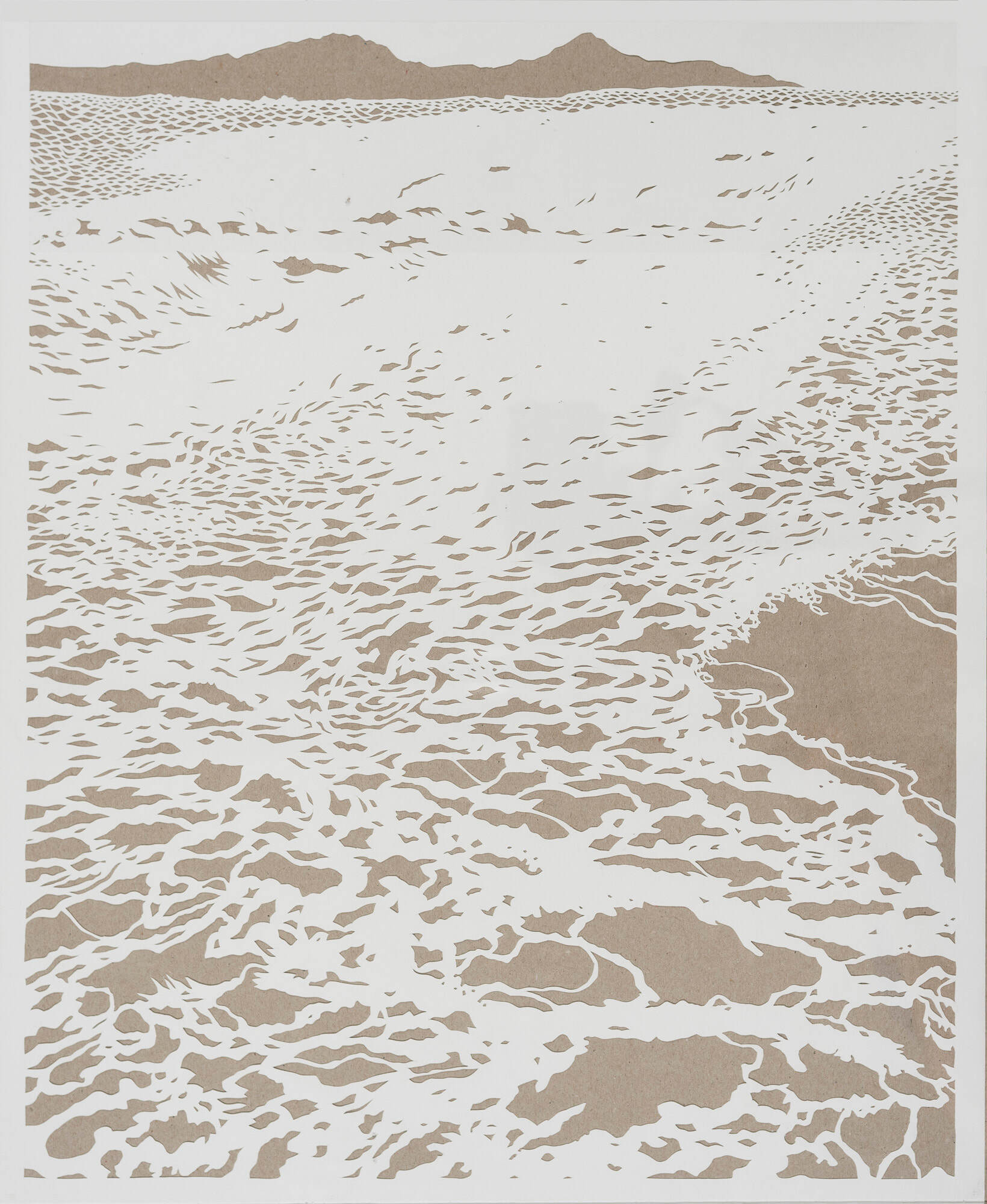 Rising Tide  Papercut Ocean series 2020