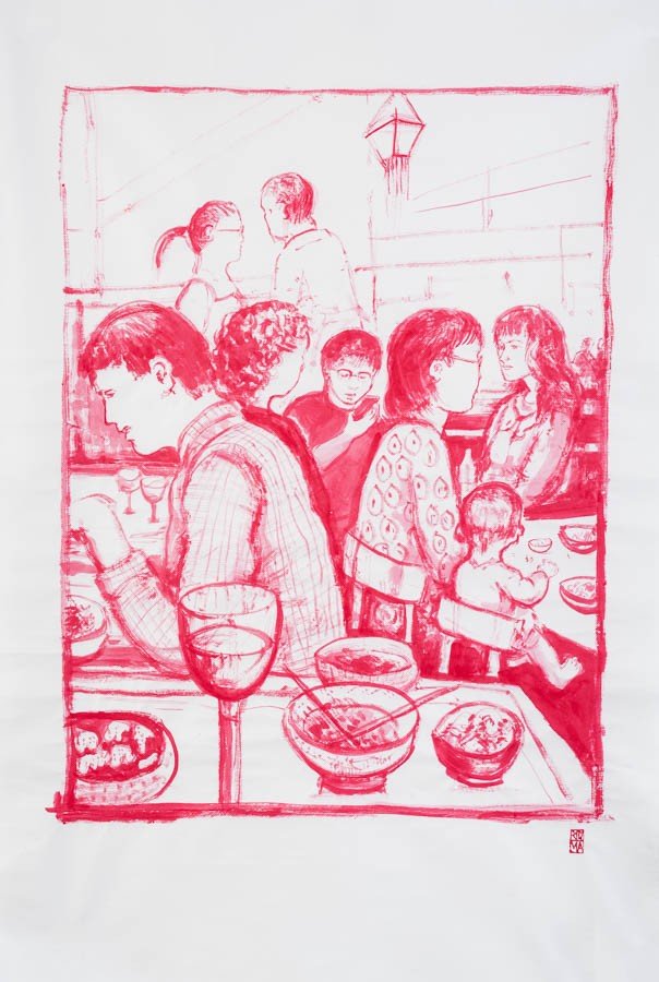 Evening Meal by Artist Roma McLaughlin